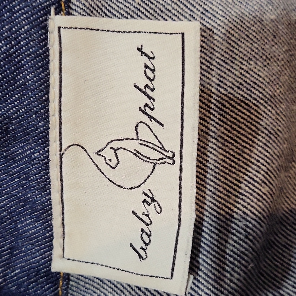 Baby Phat Denim Jacket with Red Rose Embroidery - Picture 9 of 12